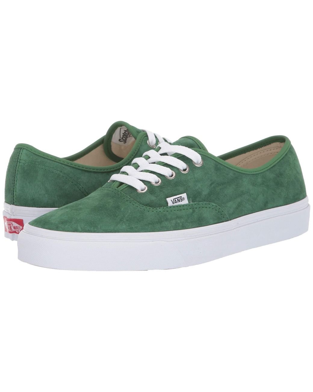 Vans Suede Authentictm in Green - Lyst