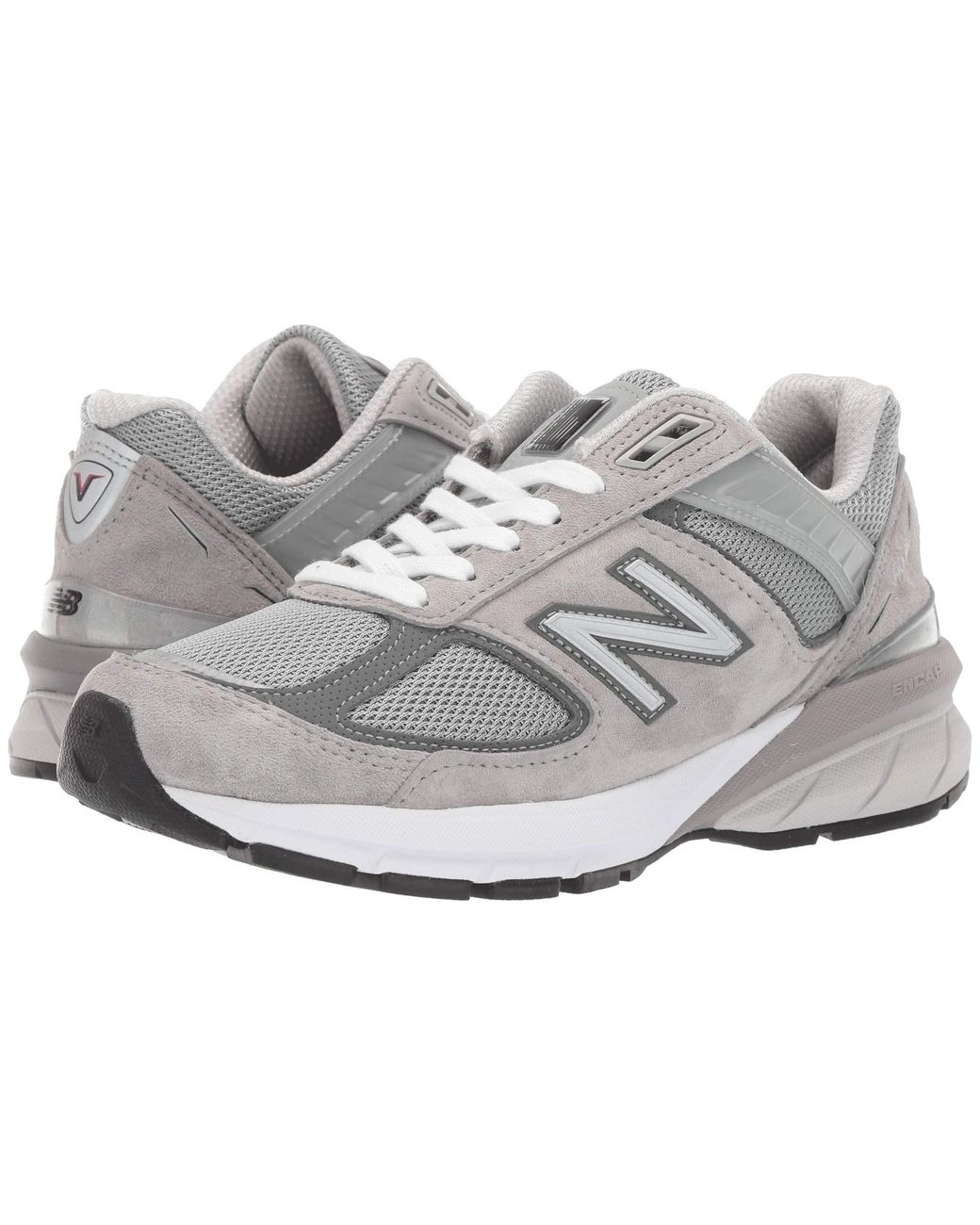 New Balance Leather 990v5 in Gray - Lyst