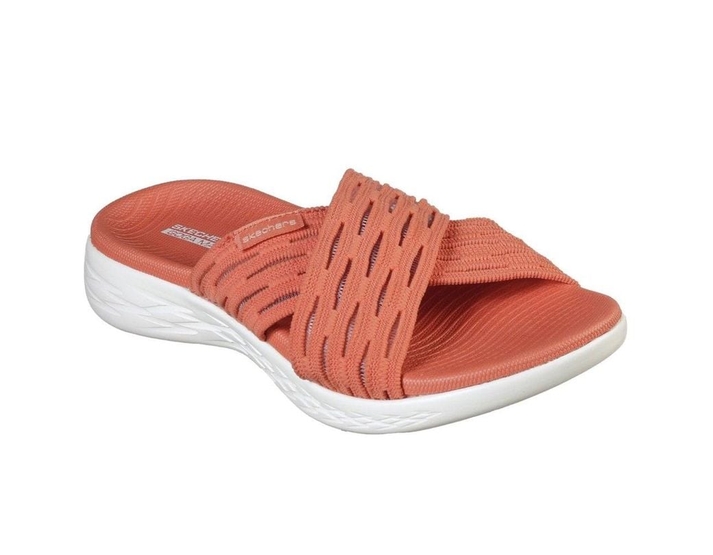 skechers on the go womens red