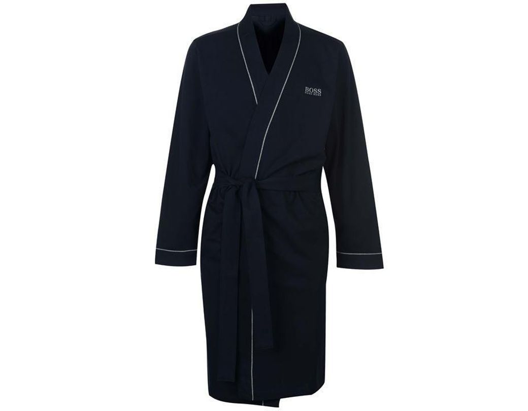 Herrenmode Black Hugo Boss Kimono Jersey Cotton Men S Dressing Gown Kleidung Accessoires Dvornik Com Mk