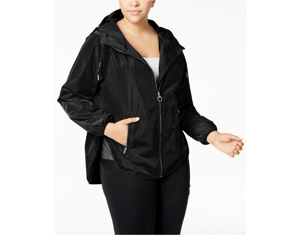 calvin klein performance rain jacket