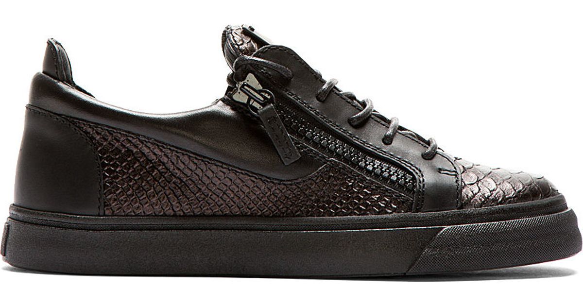 snakeskin giuseppe sneakers giuseppe zanotti black snakeskin sneakers in black for snakeskin giuseppe sneakers giuseppe zanotti black snakeskin sneakers in black for