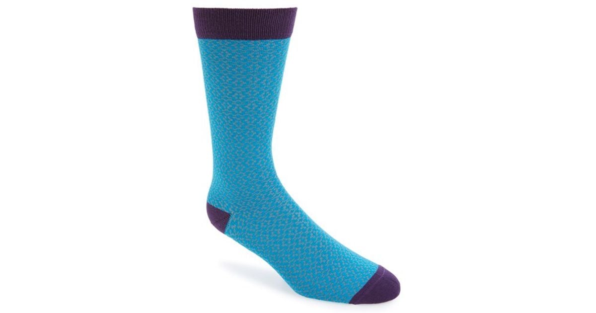 Blue Pattern Socks | ted baker crosser geometric pattern socks in blue for Blue Pattern Socks | ted baker crosser geometric pattern socks in blue for