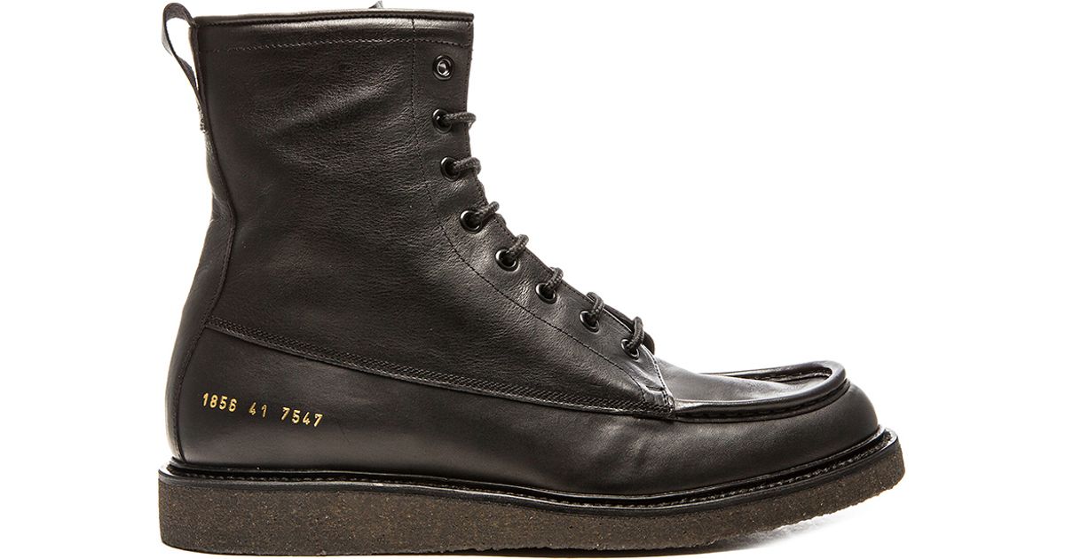 Common projects Mechanic's Boot in Black for Men | Lyst