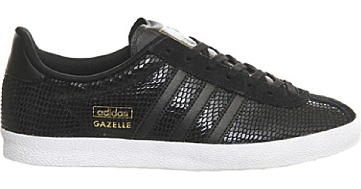 womens black leather adidas trainers