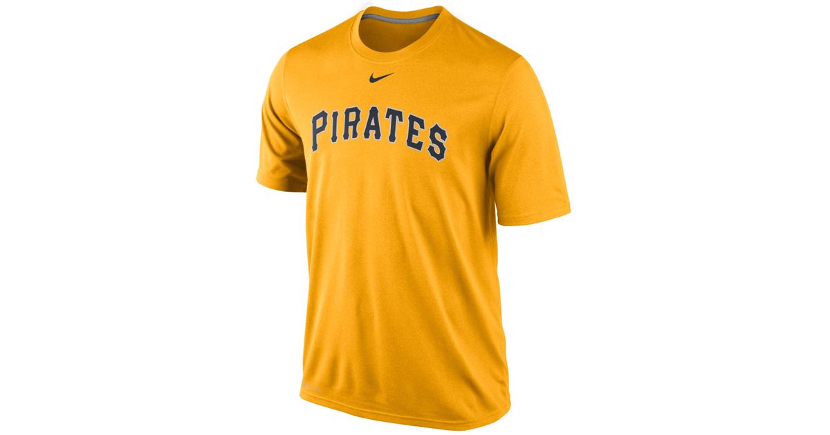 yellow pittsburgh pirates t shirt