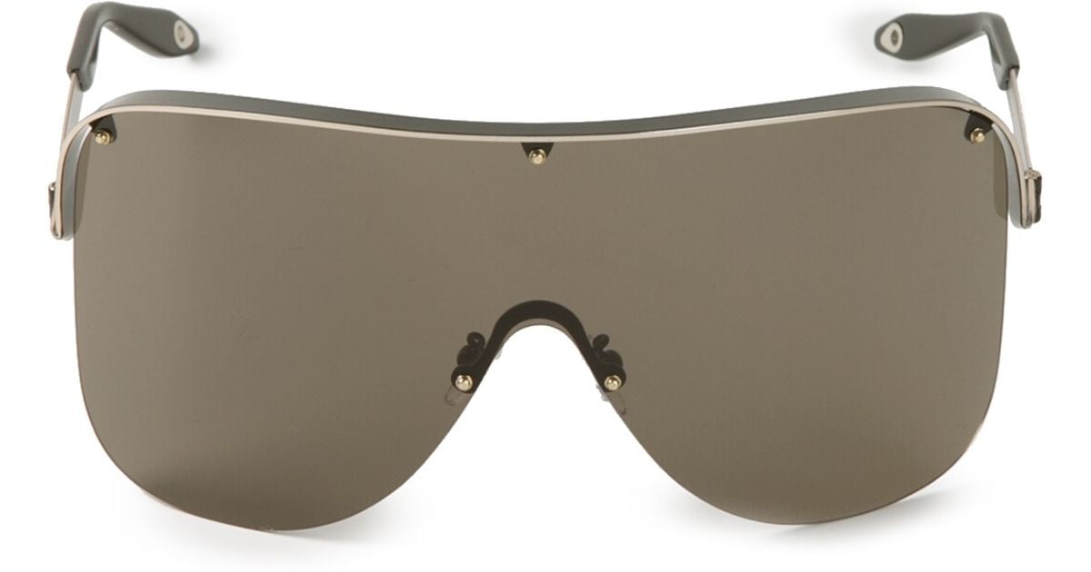 Givenchy Visor Sunglasses in Black Lyst