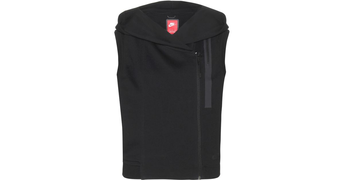 nike womens gilet black