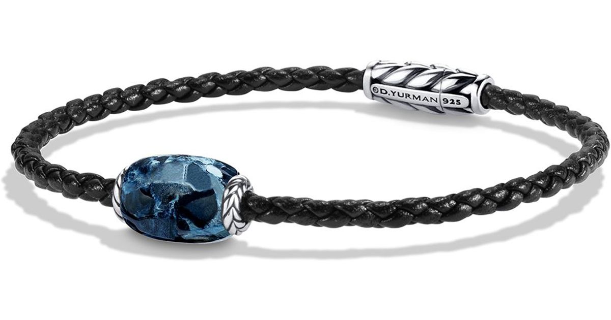 Lyst David Yurman Ojime Bracelet With Pietersite In Black For Men