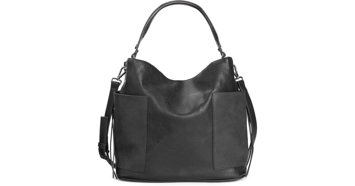 Lyst - Steve Madden Bkoltt Hobo Bag in Black