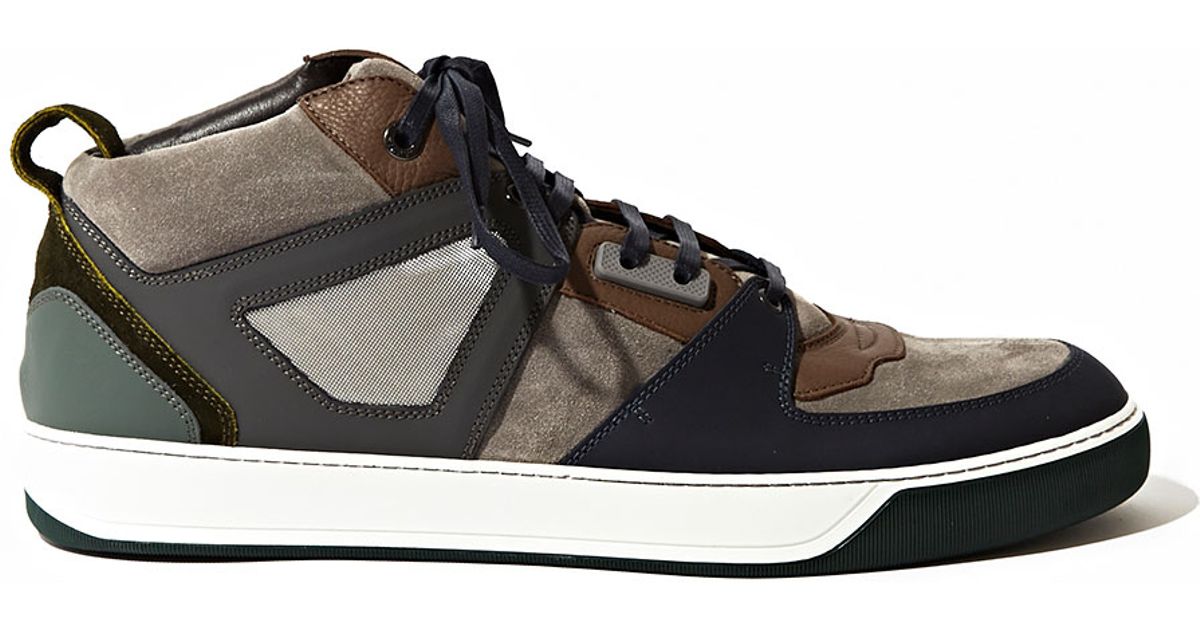 lanvin mesh sneakers