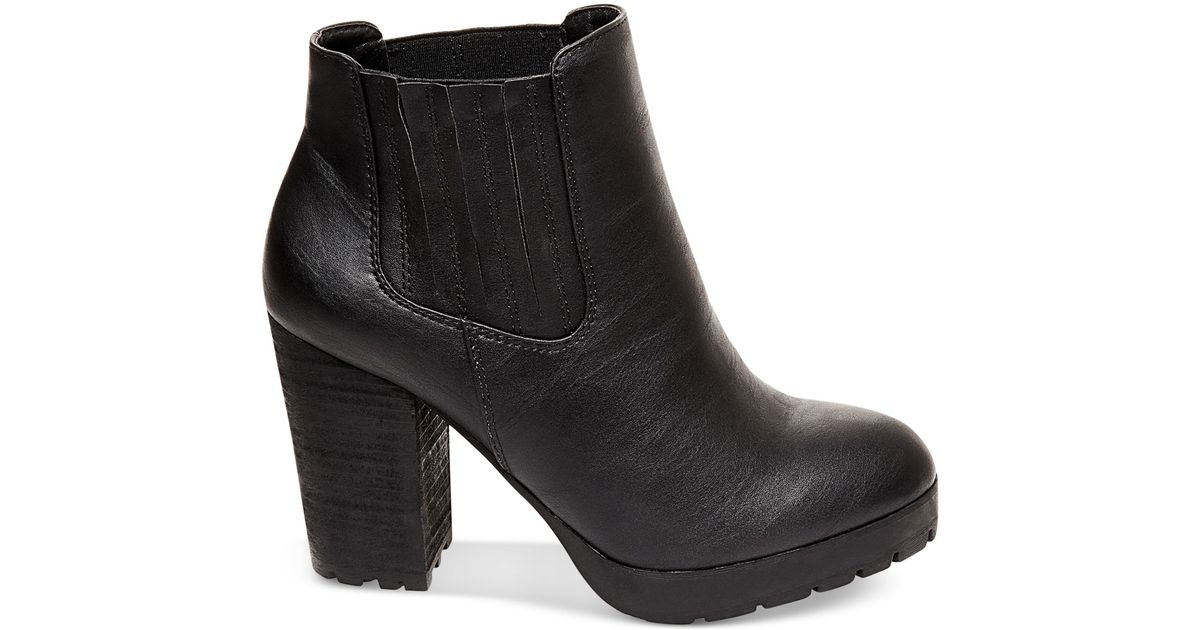 Madden girl Mazziee Ankle Booties in Black | Lyst