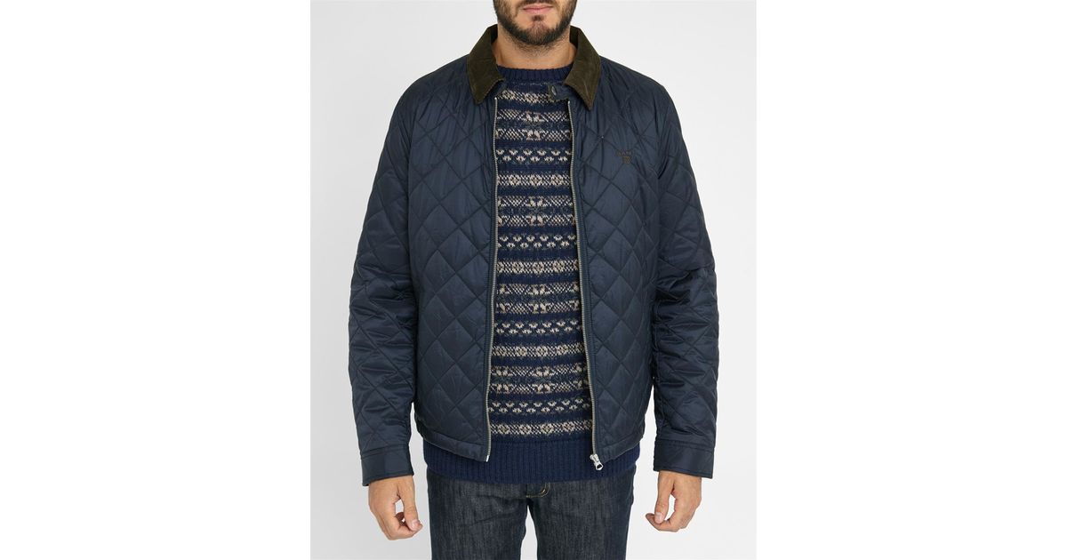 mens gant quilted jacket