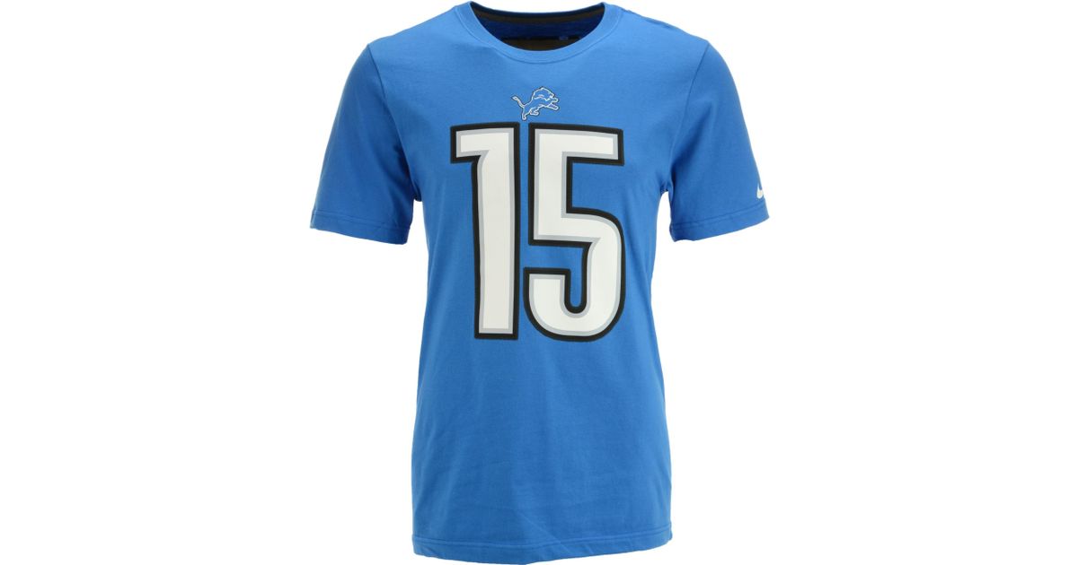 Nike Men\u0026#39;s Short-sleeve Golden Tate Detroit Lions Pride T-shirt in ...  