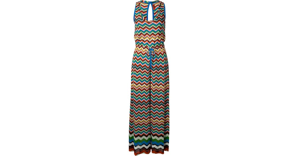 Missoni Zigzag Print Jumpsuit in Black