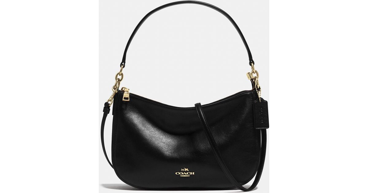 coach black chelsea cross body bag