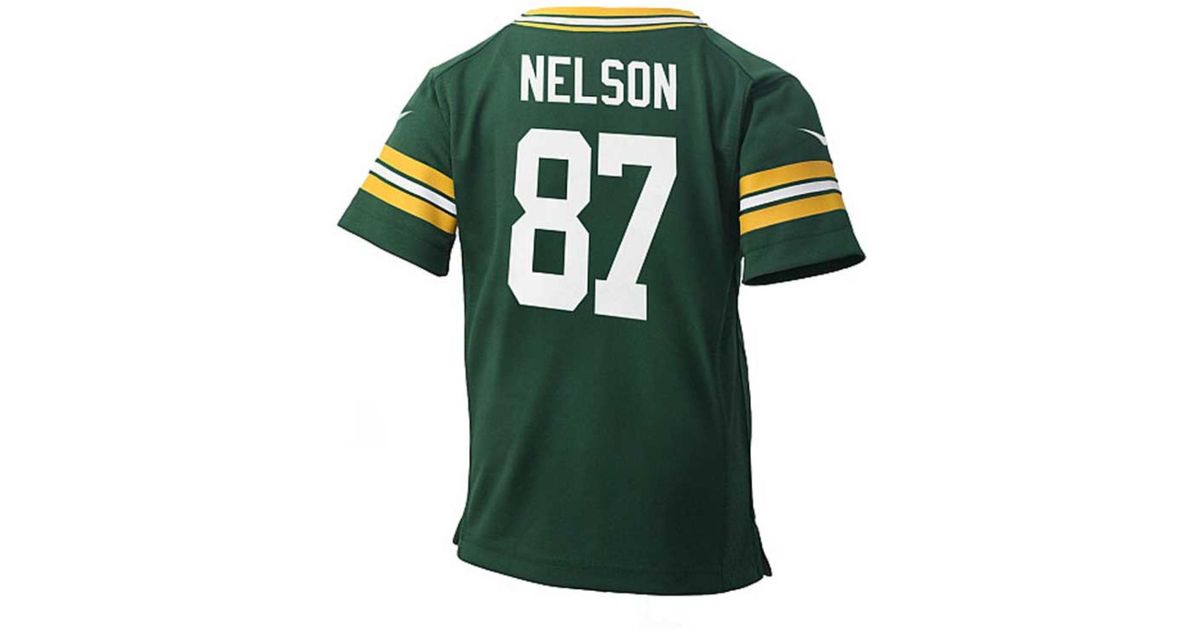 Nike Little Boys Jordy Nelson Green Bay Packers Game Jersey in ...  