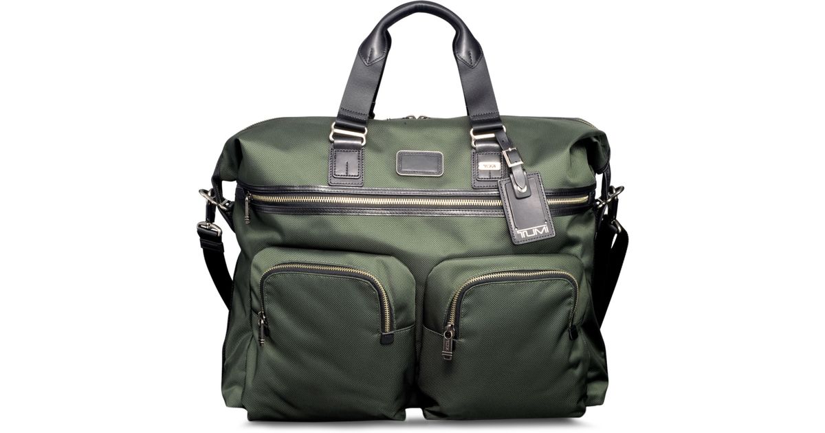 Lyst Tumi Alpha Bravo Kessler Large Duffel Bag In Green For Men
