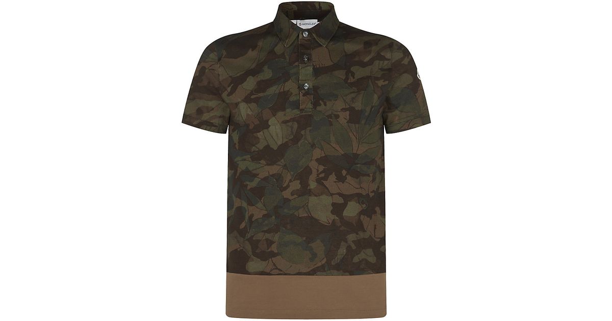moncler polo camo moncler polo camo
