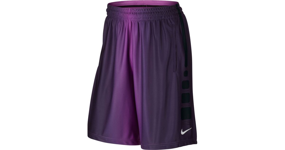 mens purple nike basketball shorts