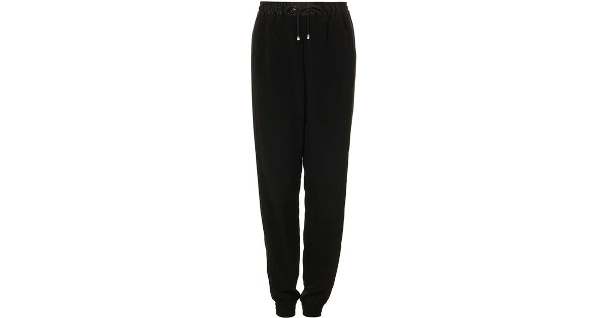 topshop joggers black