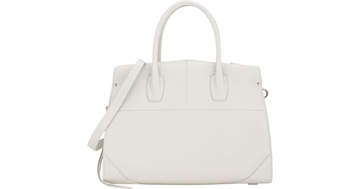 Lyst Narciso Rodriguez Aya Top Handle Satchel In White
