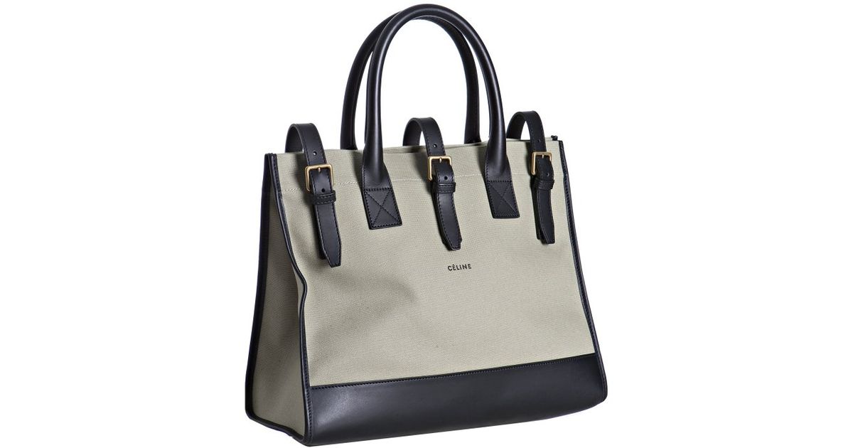 celine buckle tote bag