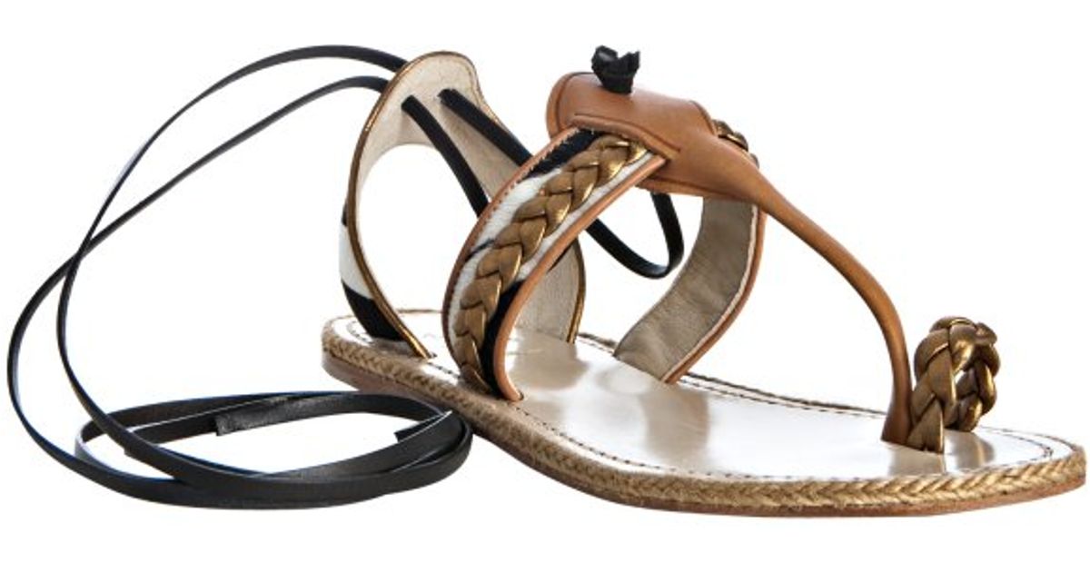 louboutin thong sandals