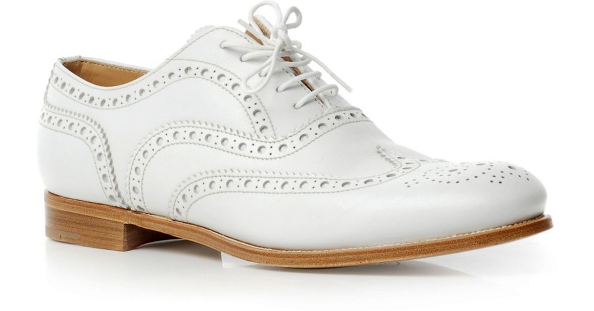 womens brogues with white sole