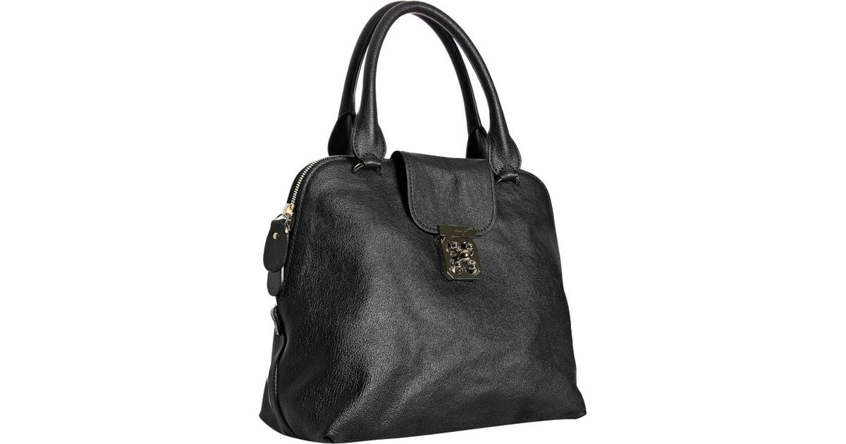 Chlo Black Buffalo Elsie Handbag in Black | Lyst  