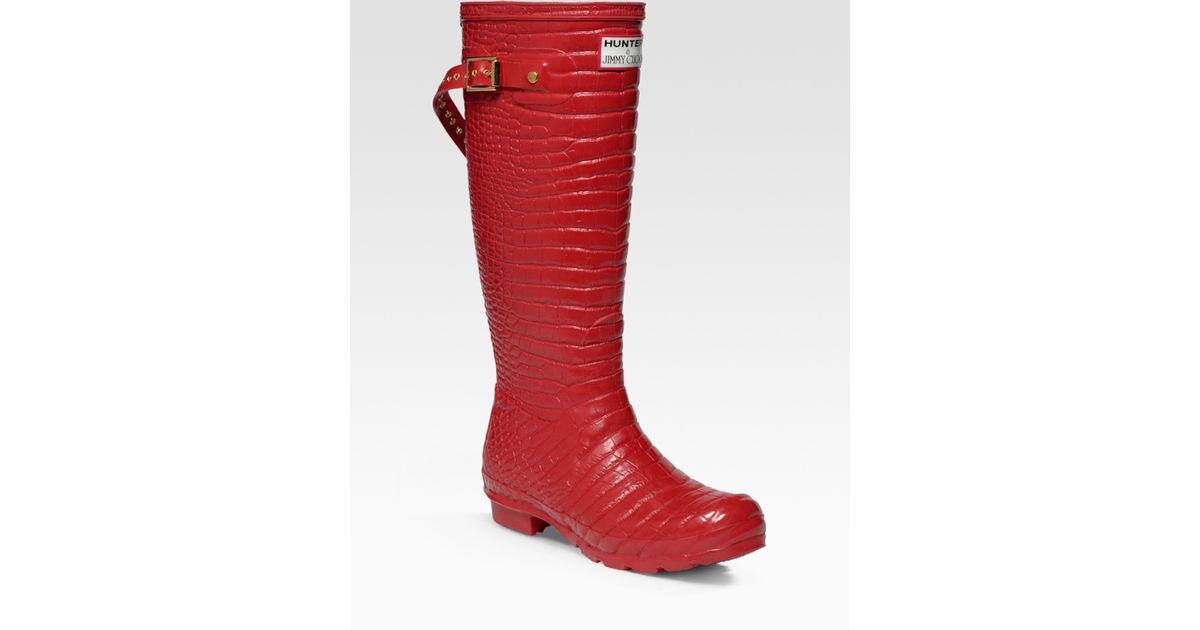 red rubber boots for sale