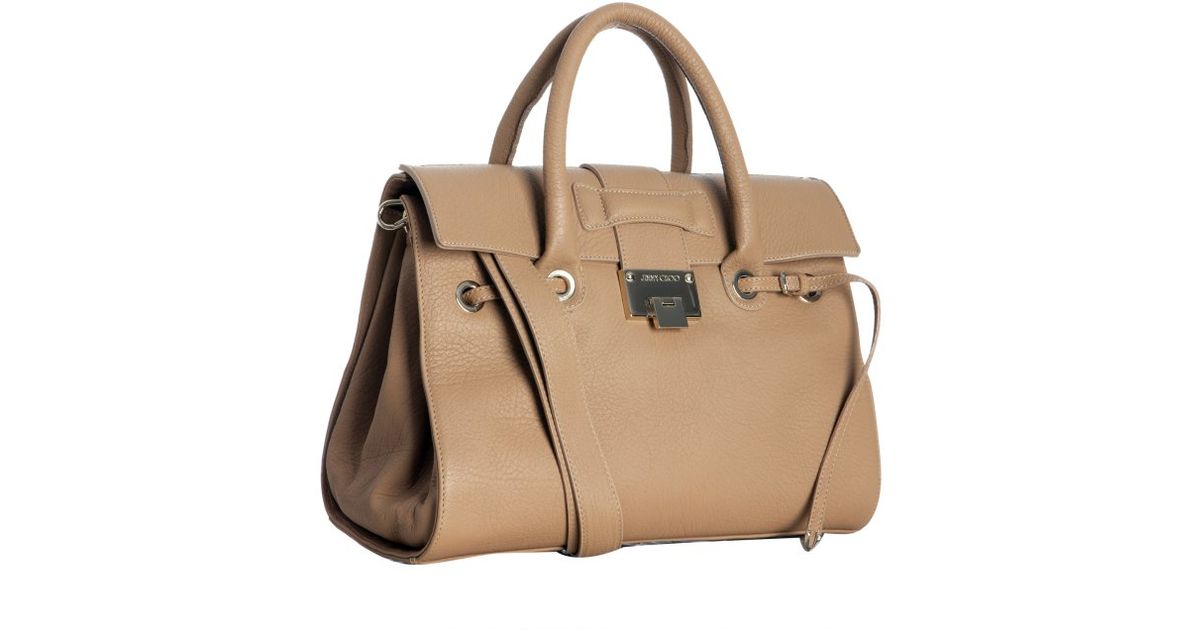 Lyst Jimmy Choo Rosalie Tote In Natural