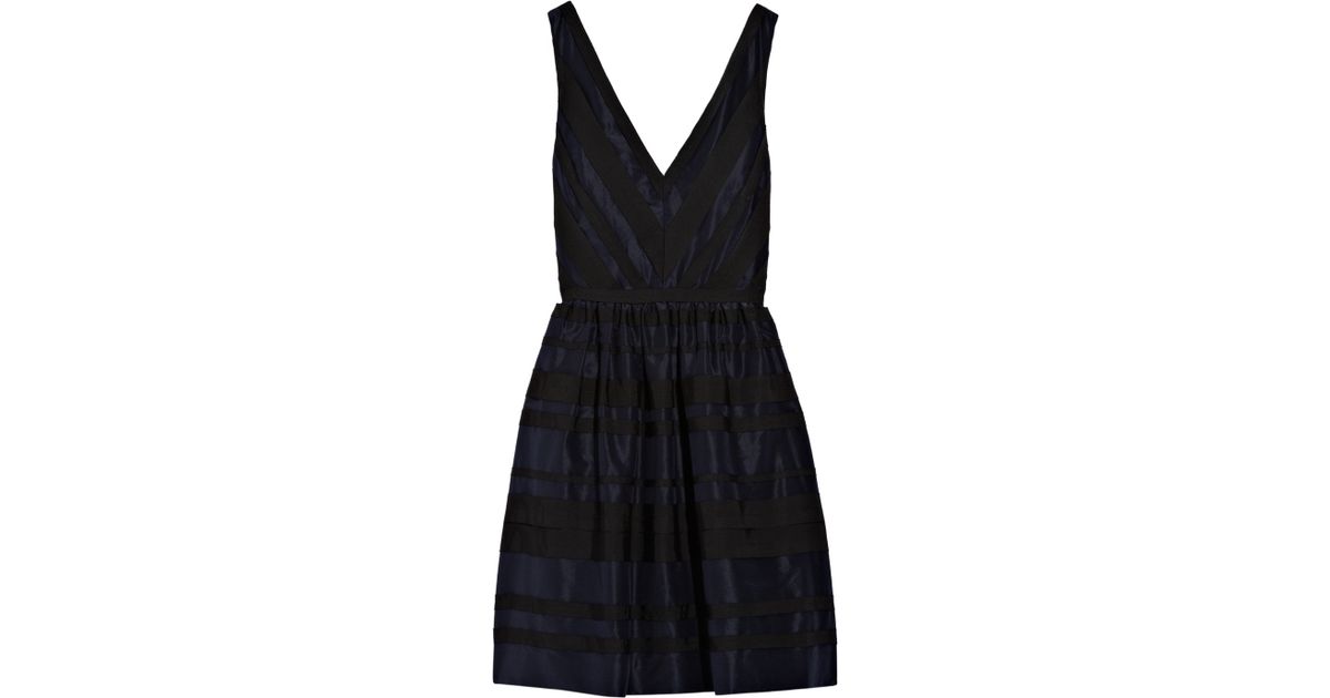 Lyst - J.crew Cotton and Silk-blend Faille Dress in Black