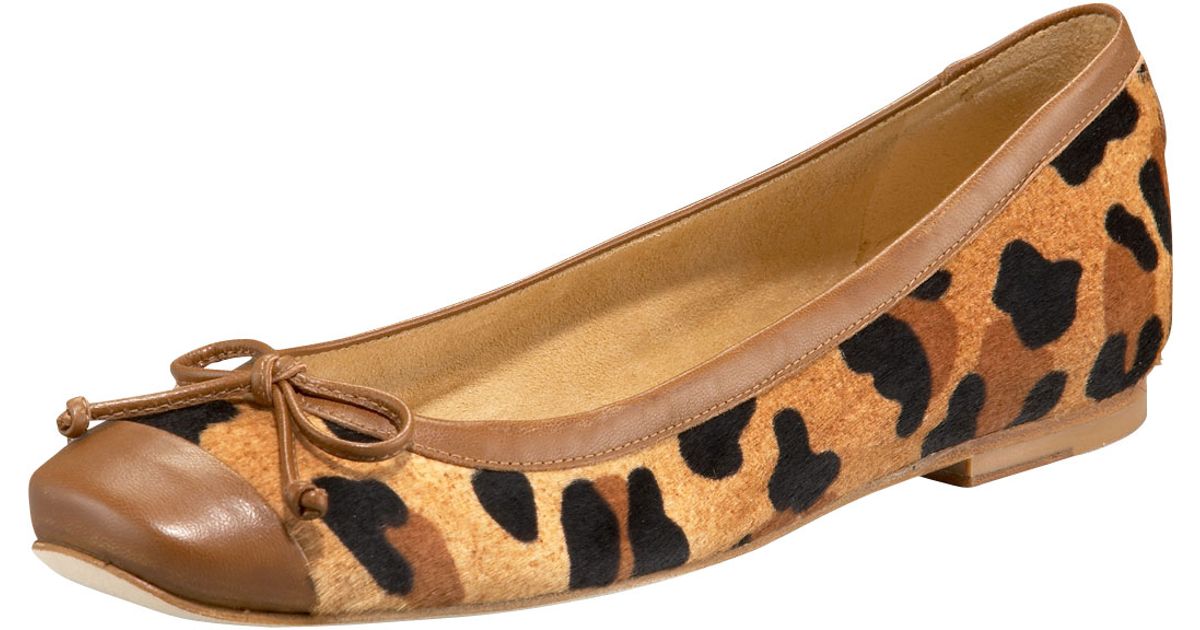 ballerina leopard flats