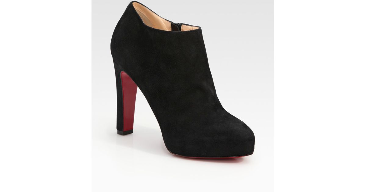 louboutin platform ankle boots