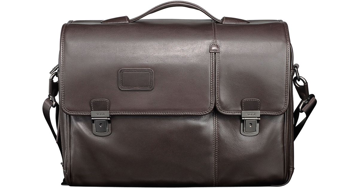 Tumi Madden Briefcase in Brown for Men Lyst