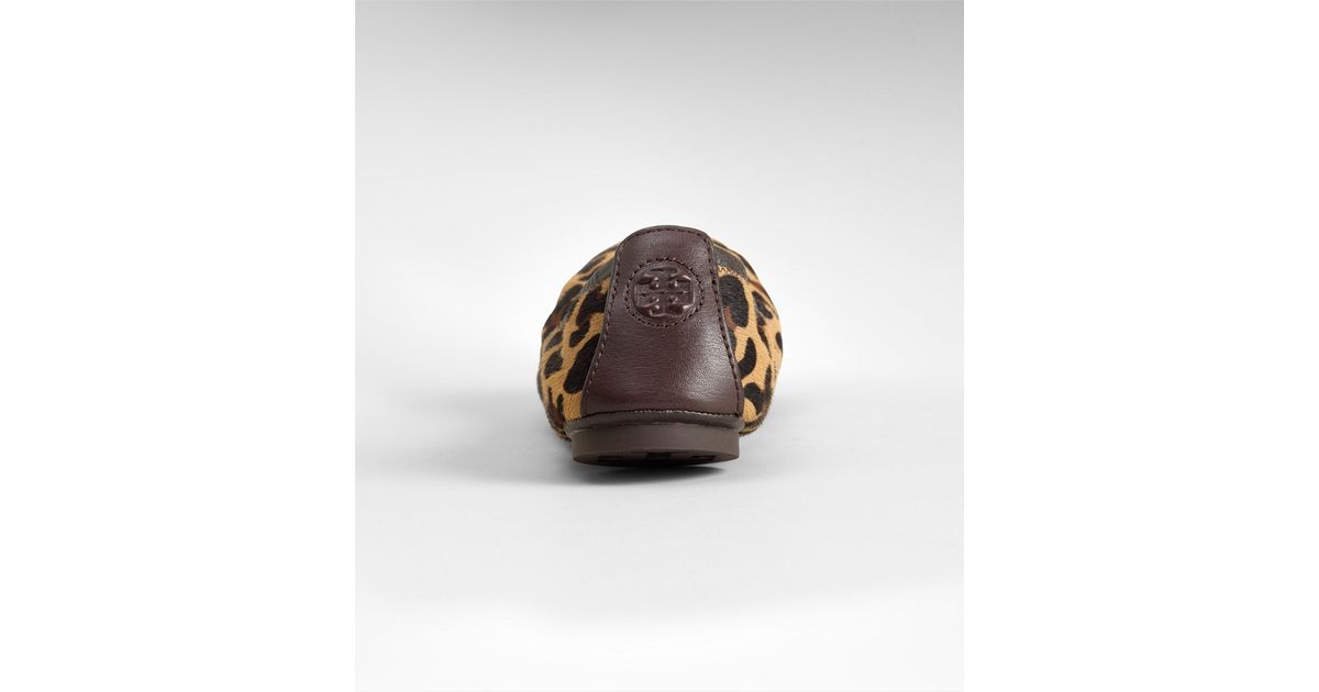tory burch leopard flat