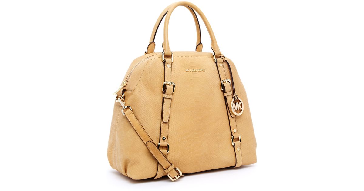 Lyst Michael Kors Bedford Extra Large Bowling Satchel