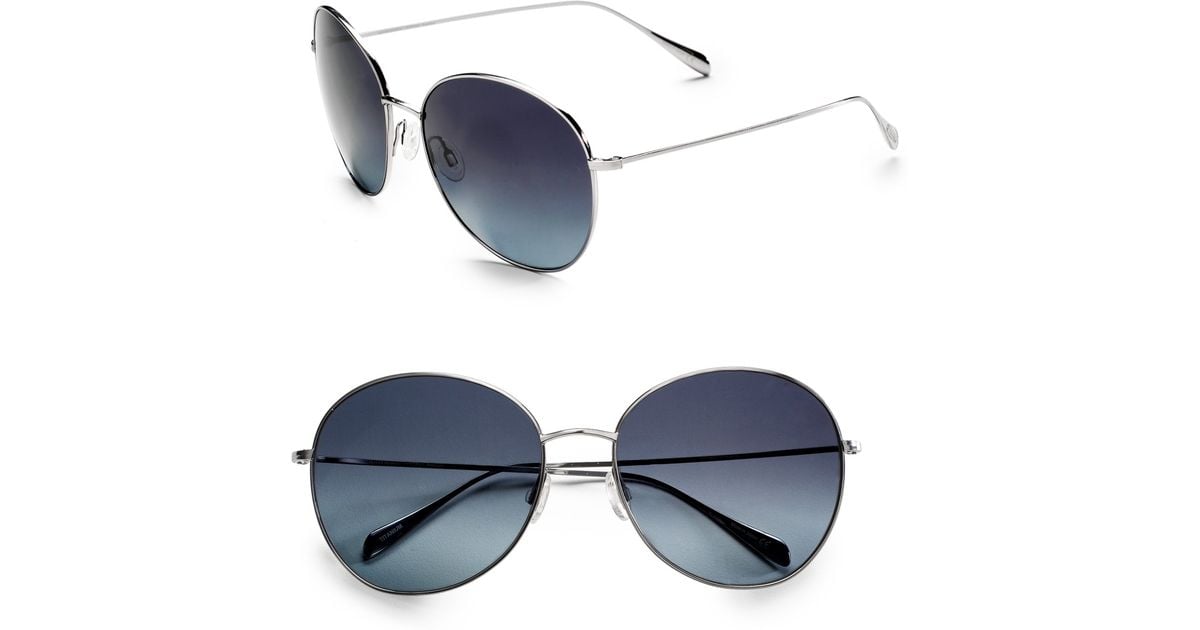 Oliver Peoples Sunglasses Metallic Blondell Metal Round Lyst PZuOXikT