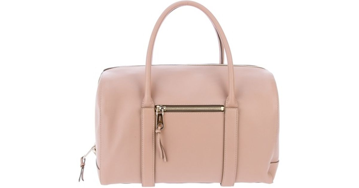 Chlo Madeleine Duffel Bag in Pink (black) | Lyst  