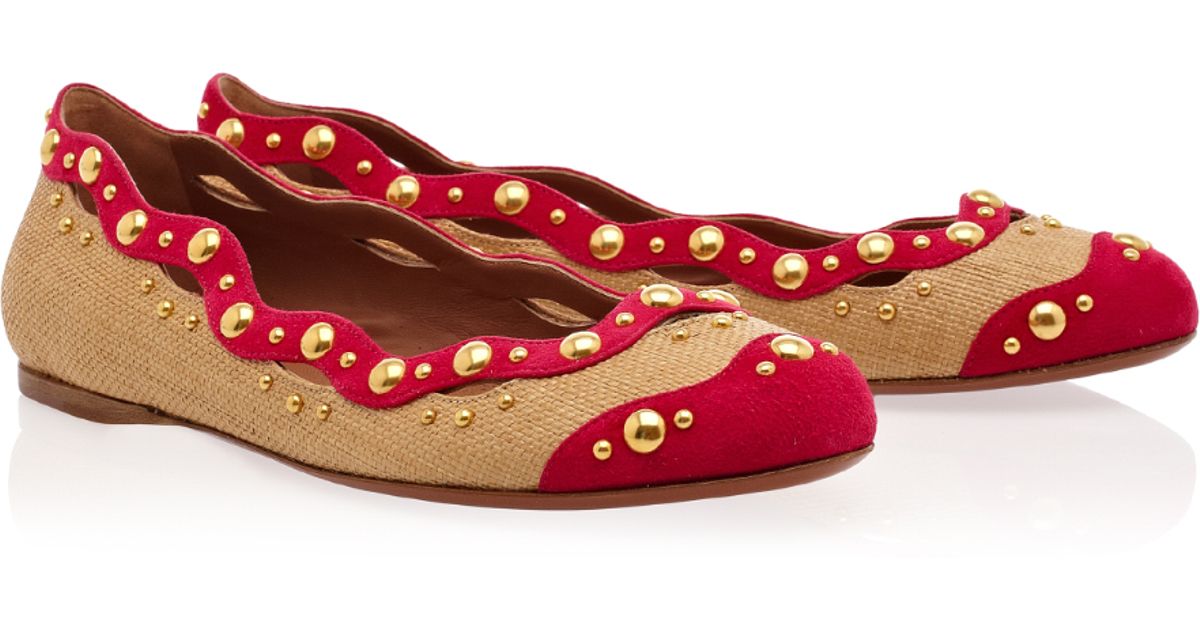 woven ballerinas