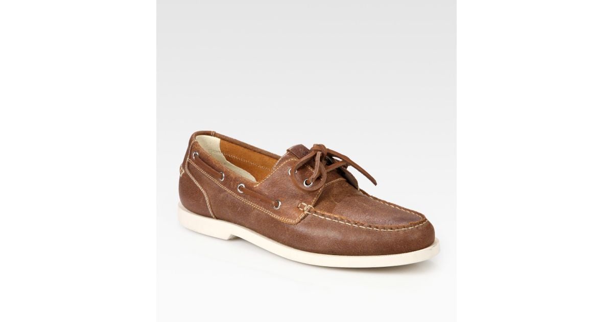 Cole haan Air Yacht Club Boat Shoes in Brown for Men Lyst