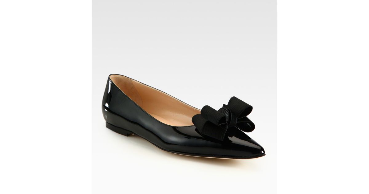 manolo blahnik leather flats