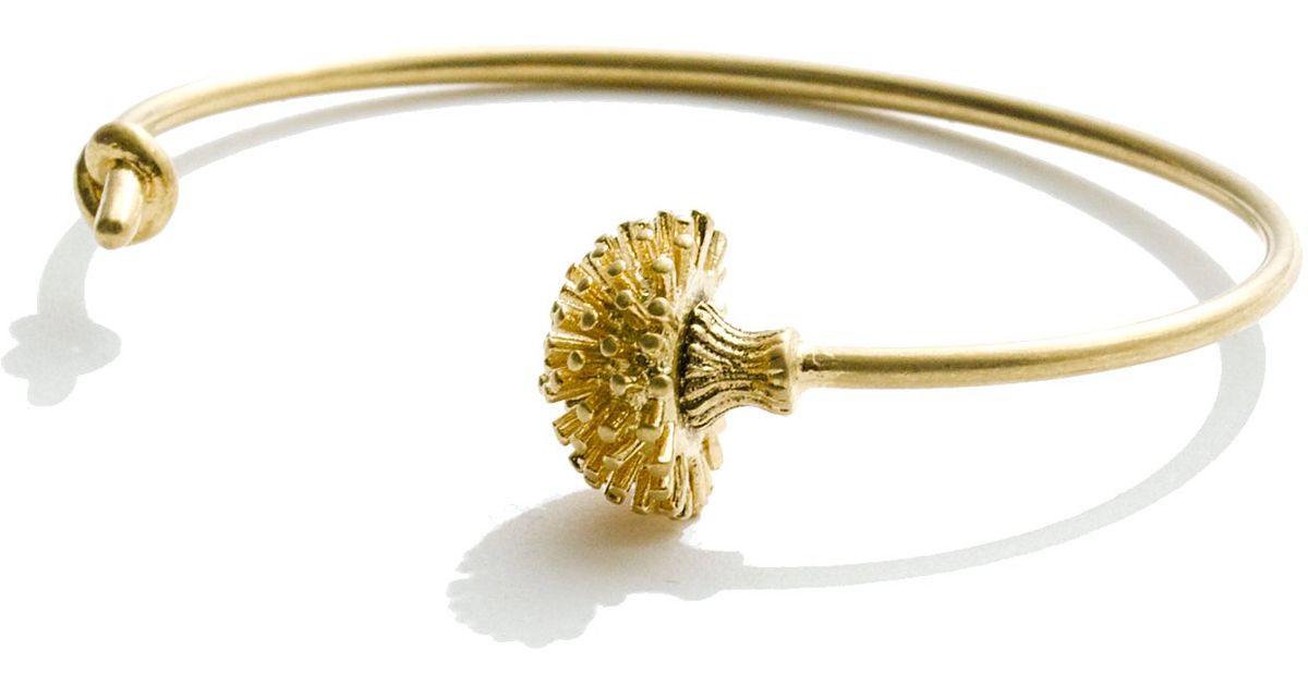 Lyst Madewell Dandelion Cuff In Metallic