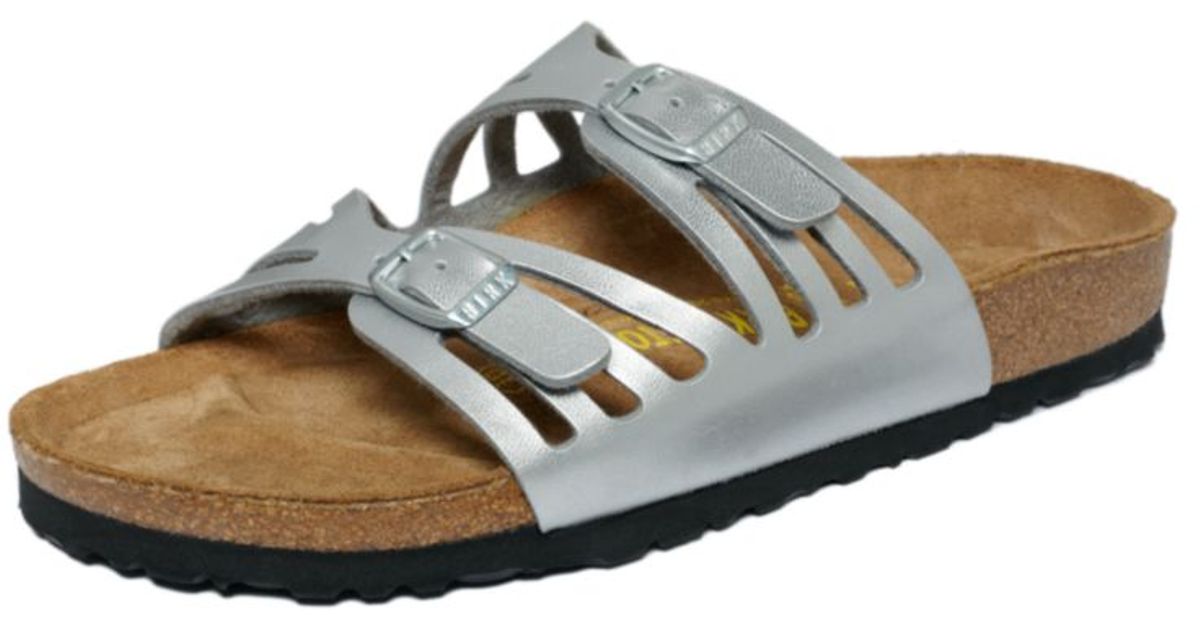 birkenstock granada silver