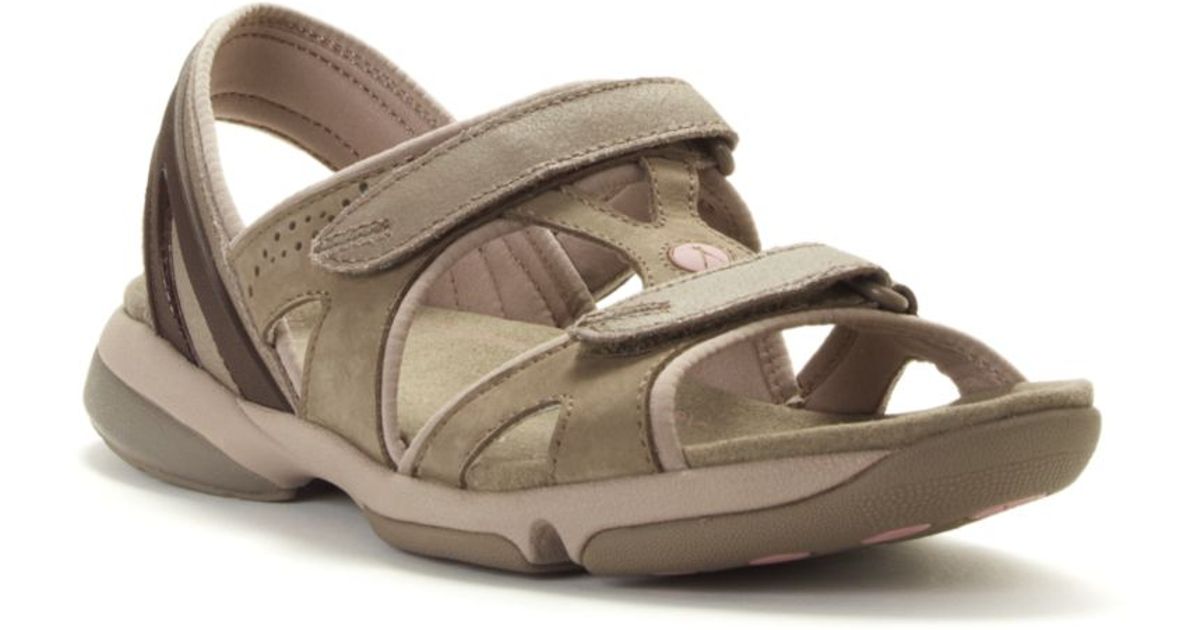 manfield taupe sandalen