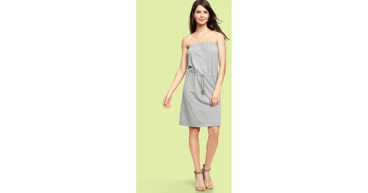 gap strapless dress