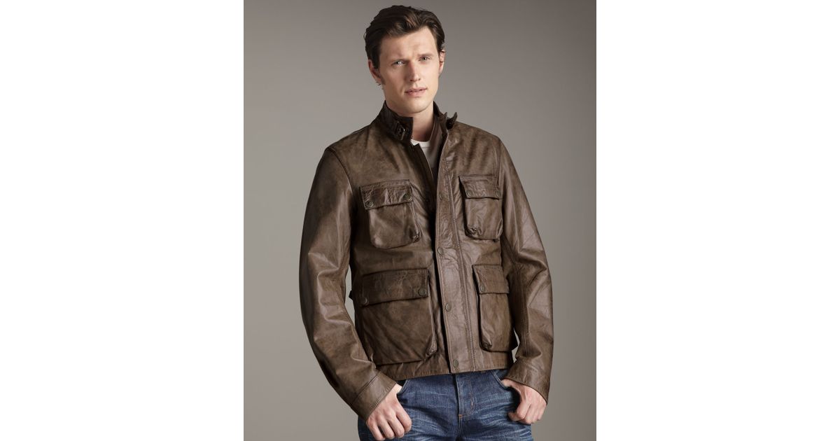 Lyst Belstaff New Brad Leather Jacket In Brown For Men