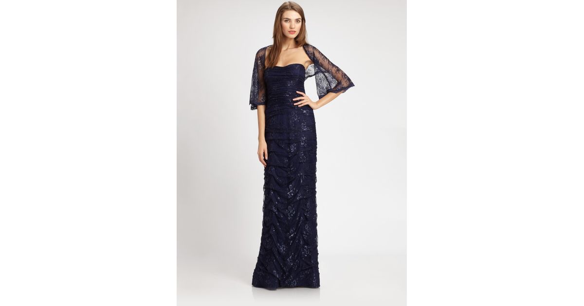 teri jon blue gown