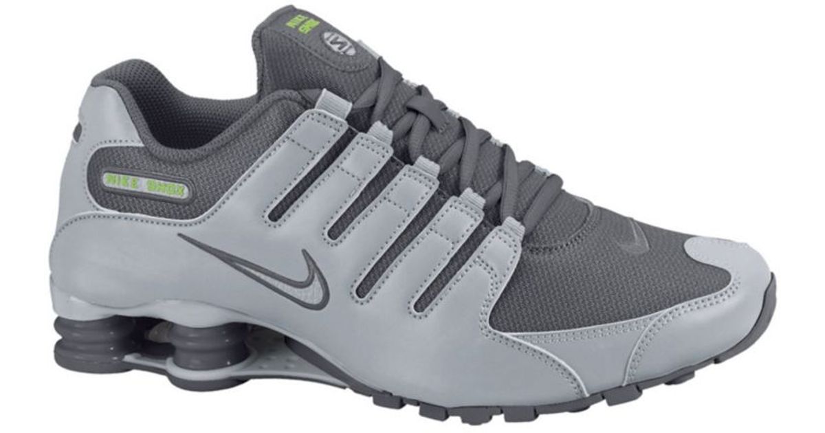 Lyst - Nike Shox NZ Sneakers in Gray for Men
